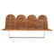 Hello Honey® Natural Rattan Wicker Wall Shelf with Scalloped Edge & Metal Rod